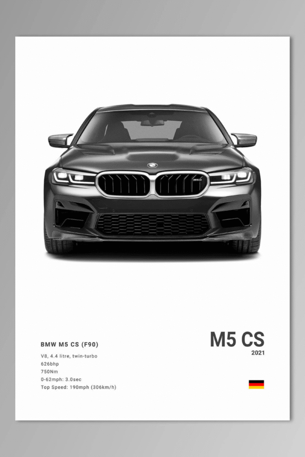 Bmw M5 F90 Poster